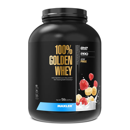 Maxler 100% Golden Whey Protein - 24g of Protein per Serving - Premium Whey Protein 