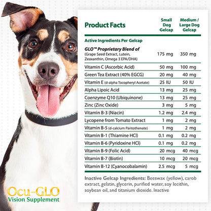 Vision Supplement for Medium to Large Dogs, 11+ lb, 90 Count | Veterinarian-Formulated Supplement Specifically Supports Eye Health; Unflavored & Easy to Give