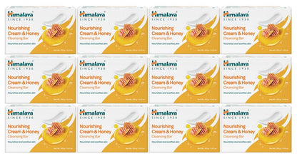 Himalaya Nourishing Cream & Honey Cleansing Bar Soap, 4.41 oz, 6 Pack