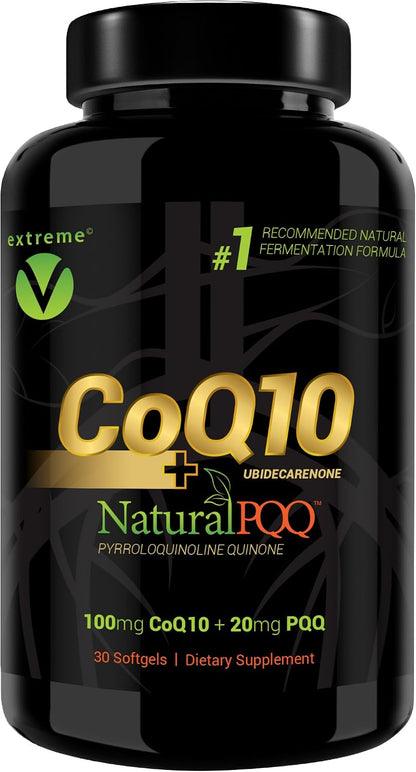 CoQ10 QQ - CoQ10 with Natural PQQ - Vegetarian Softgels
