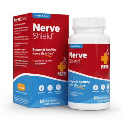 Redd Remedies, Nerve Shield, Supports Healthy Nerve Structure and Circulation, 60 Vegan Capsules