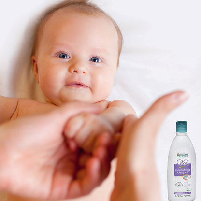 Himalaya Nourishing Baby Oil with Ashwagandha,Massage Oil, 6.76 oz, 2 Pack