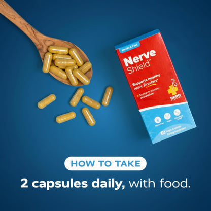 Redd Remedies, Nerve Shield, Supports Healthy Nerve Structure and Circulation, 60 Vegan Capsules