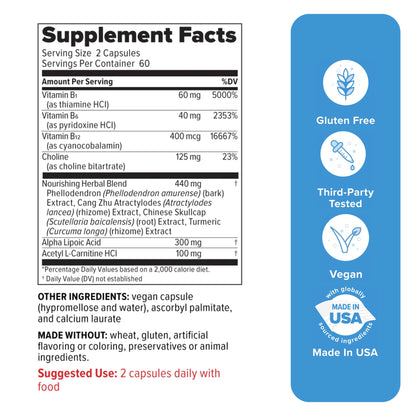 Redd Remedies, Nerve Shield, Supports Healthy Nerve Structure and Circulation, 60 Vegan Capsules
