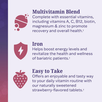 Bariatric D3 K2 Dissolvable Tablets - 90 Cherry-Strawberry Tablets