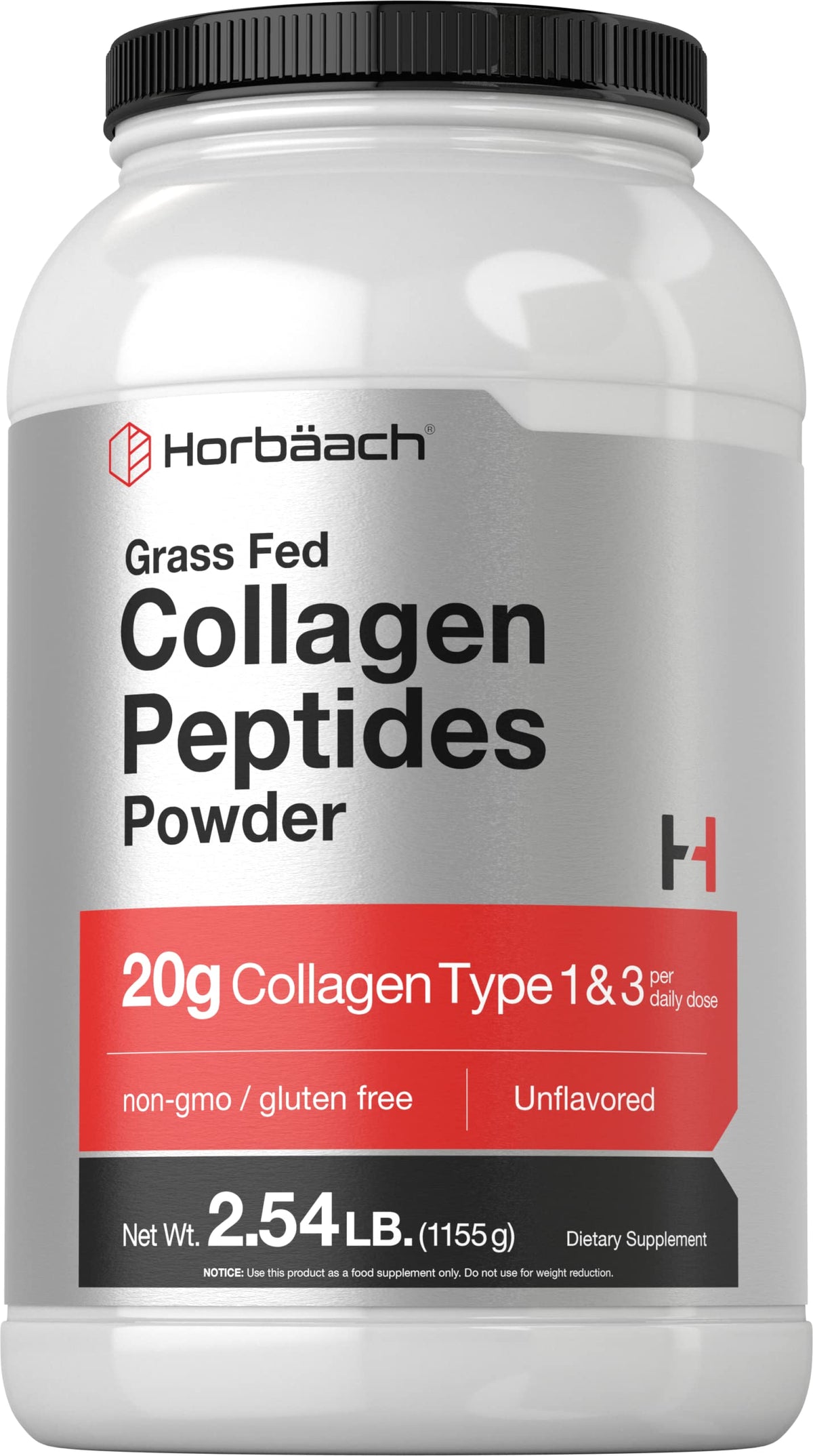 Collagen Peptides Powder 40 oz | Unflavored | Type 1 and 3 | Hydrolyzed Protein Collagen