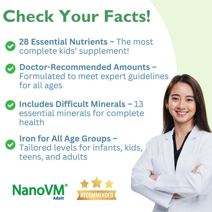 t/f, Dietary Supplement for Tube Feeding, Allergen-Free Kids Multivitamin, Unflavored Vitamin Powder with 14 Vitamins & 13 Minerals, Low-Carb Kids Vitamins, 275g - Solace Nutrition