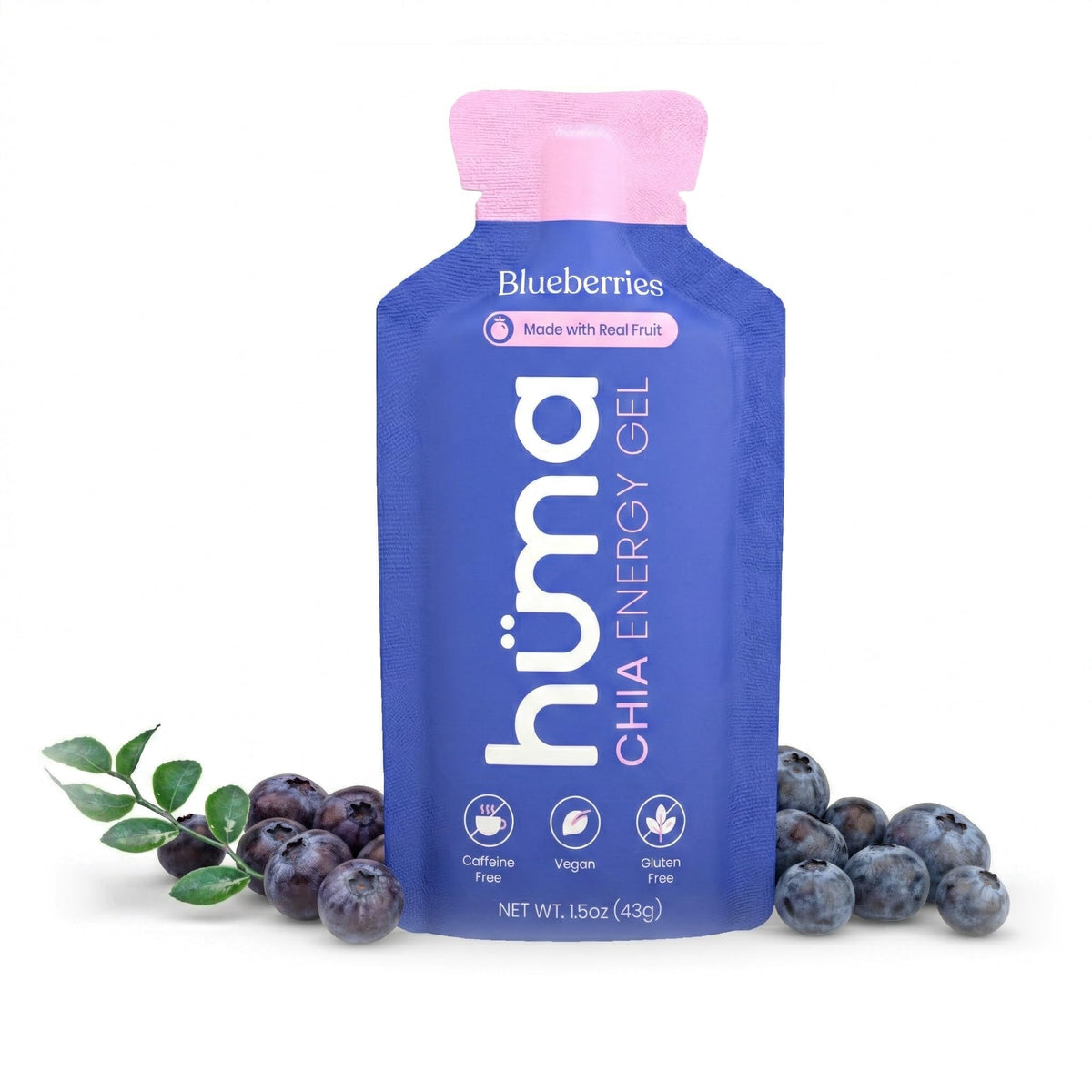Huma Chia Energy Gel, Variety, 12 Gels