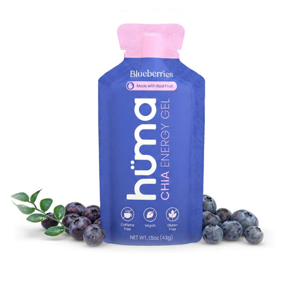 Huma Chia Energy Gel, Variety, 12 Gels
