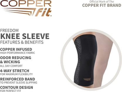 Copper Fit Freedom Knee Compression Sleeve