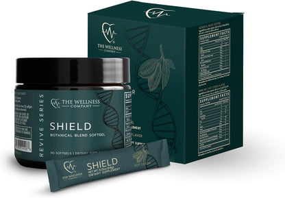 The Wellness Company Shield — Dual-Action Immune Defense System, 90ct