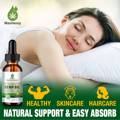(2 Pack) Hemp Oil Organic Premium - 2,800,000 Maximum Strength - 100% Natural Hemp