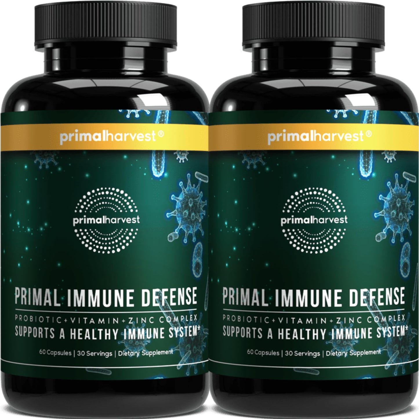 Primal Harvest Immune Defense - Daily Supplement, Gluten & Soy Free