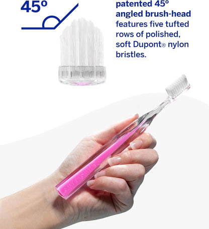 Supersmile Crystal Collection Toothbrush, Pink Diamond, Soft Bristles