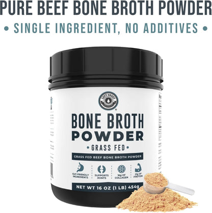 Left Coast Performance Bone Broth Protein Powder & Beef Organ Supplement - Bovine Wellness Bundle for Gut Health Energy Balance and Immune Support