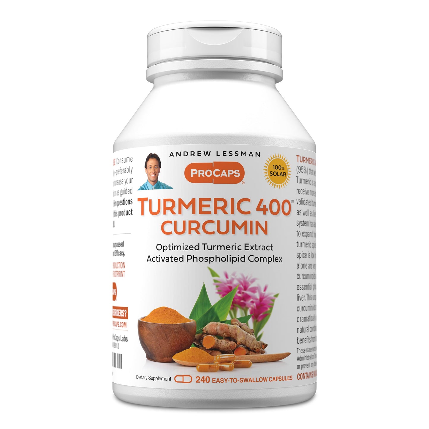 ANDREW LESSMAN Turmeric 400 mg 60 Capsules
