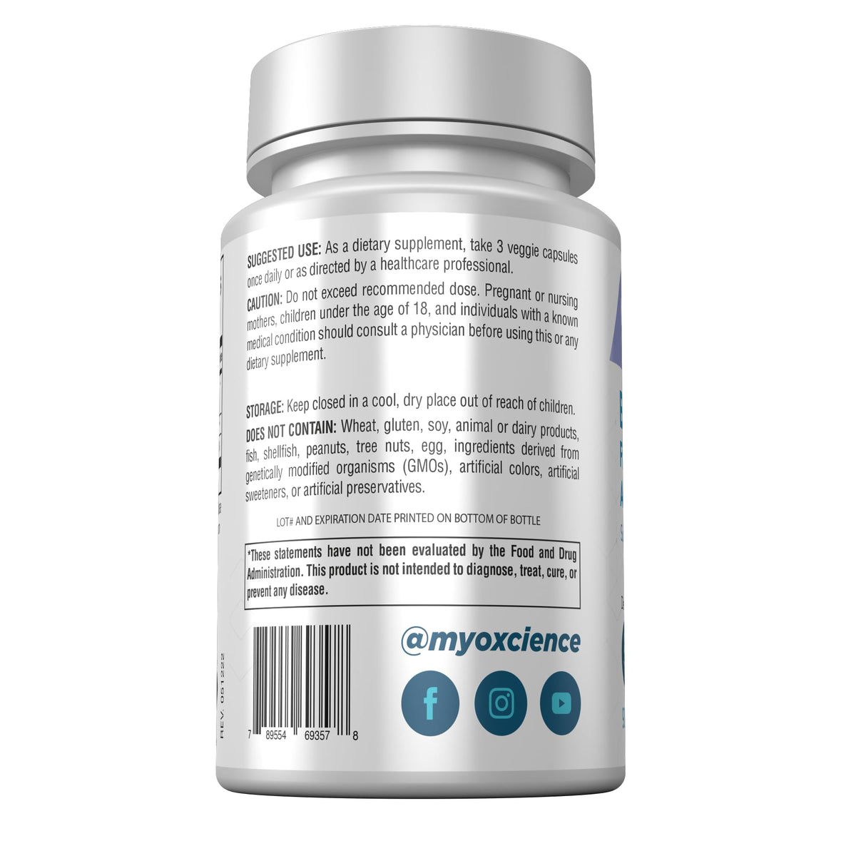 MYOXCIENCE Berberine Fasting Accelerator: Berberine HCL with ALA (Alpha Lipoic Acid)
