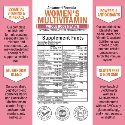 Daily Multivitamin for Women 50 & Over, 60 Capsules