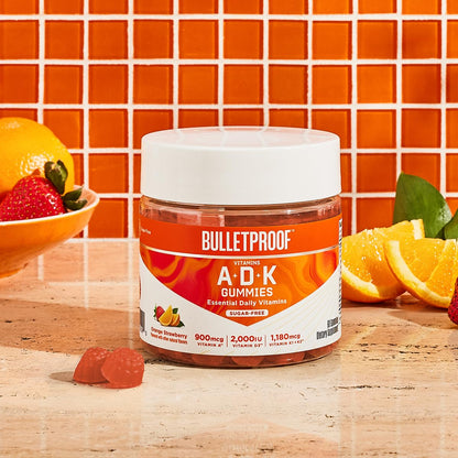 Bulletproof Vitamins A-D-K Softgels, 30 Count, Supplement for Heart, Bone Health and Immune Support