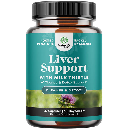 Liver Cleanse Detox & Repair - Milk Thistle Supplement for Digestion & Immunity Support - Ginger Root, Choline & Dandelion Root - Herbal Liver Support with Silymarin, Beetroot & Artichoke - 70 Count