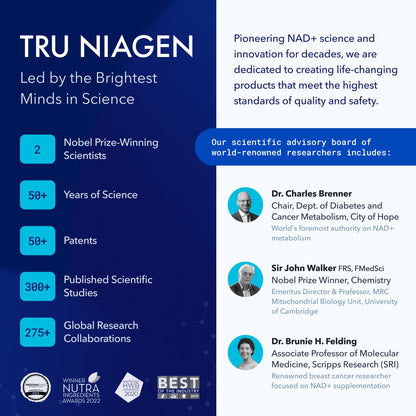 TRU NIAGEN NAD+ Booster | Nicotinamide Riboside Mixing Powder for Cellular Energy - 30ct/300mg Stick Packs: On-The-Go Supplement