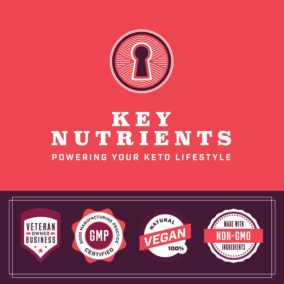 KEY NUTRIENTS Multivitamin Electrolytes Powder Packets - Sweet Cherry-Pom 20 Pack