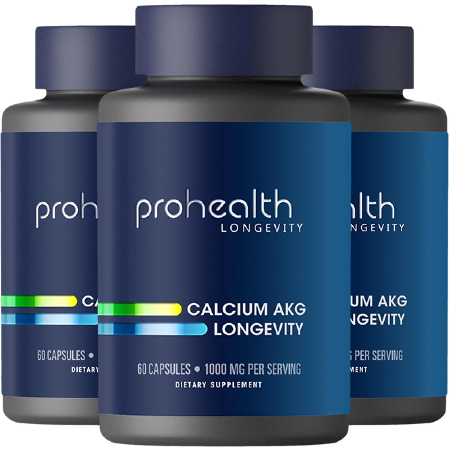 ProHealth, Ca AKG Supplement (Alpha Ketoglutarate) (1,000 mg per 2 Capsule Serving, 60 Capsules). Supports Metabolic Function and Healthy Aging Processes.
