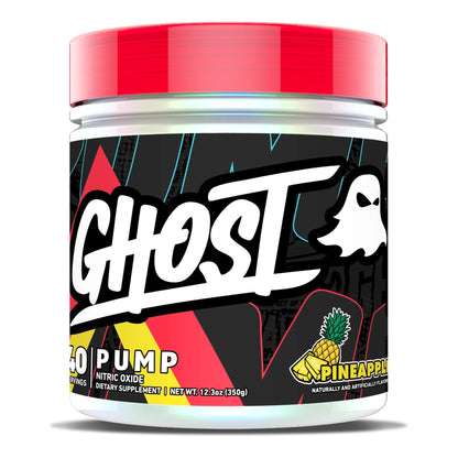 GHOST Pump Nitric Oxide Powder, Warheads Sour Watermelon - 40 Servings - Sugar & Stim-Free Pre-Workout Supplements- L-Citrulline, Arginine Nitrate & L-Glutathione - Soy & Gluten-Free, Vegan