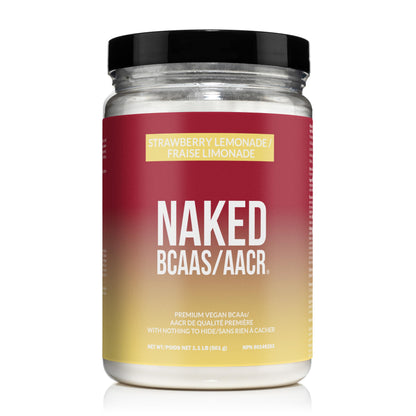 NAKED BCAAs Amino Acids Powder, Only 1 Ingredient, Pure 2:1:1 Formula, Vegan Unflavored Branched Chain Amino Acids, Instantized All Natural BCAA Supplement - 500 Grams, 100 Servings