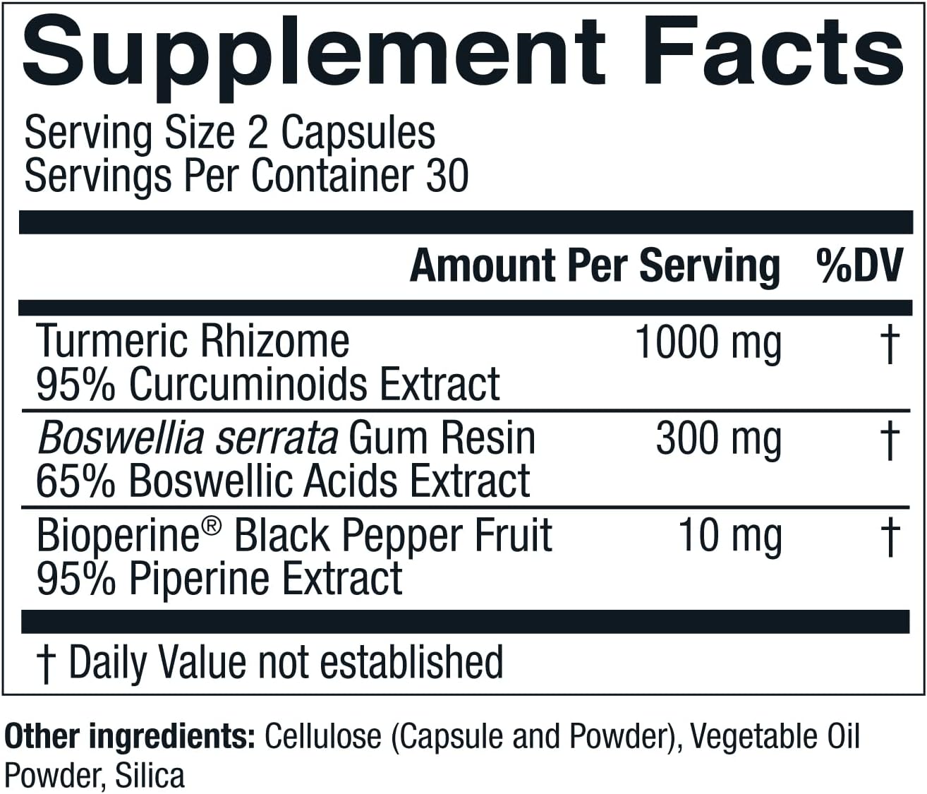 Live Conscious CurcuWell - Curcumin and Boswellia Blend | Maximum Strength Joint, Body and Cognitive Support - 60 Day Supply (2-Pack)