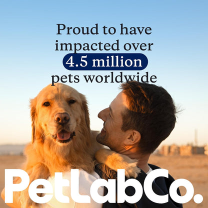 PetLab Co. Skin & Coat Chews for Dogs, 30 Soft Chews, Pork | Omega 3-6, apple cider vinegar and vitamin E to support skin moisture and a shiny, healthy coat