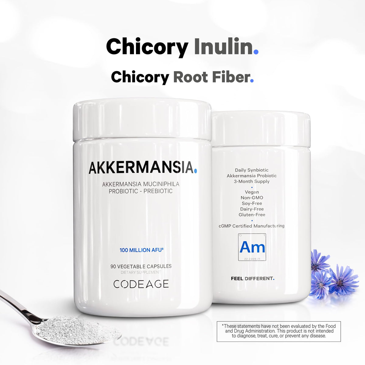 Codeage Akkermansia Muciniphila Probiotic Supplement - 3-Month Supply of Akkermansia