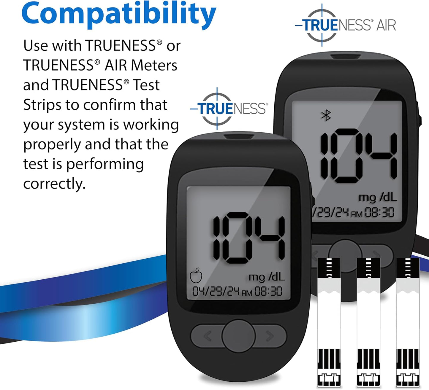TRUENESS Level 1 Control Solution | Solution for Use with TRUENESS Blood Glucose Test Strips and Meter, Use to Confirm Glucose Testing System Works Correctly