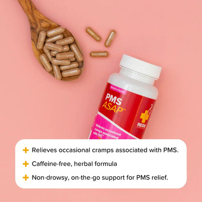 Redd Remedies, PMS ASAP, Includes Cramp Bark & Dong Quai, 60 Vegan Capsules