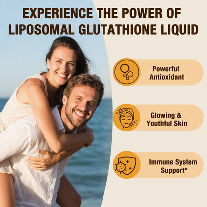 Jagielolia 2000MG Liposomal Glutathione Liquid, Made in The USA, Reduced Glutathione Supplement, Enhanced Absorption, Non-GMO, Powerful Antioxidant for Immune System, Energy, Aging Defense, 2 Floz
