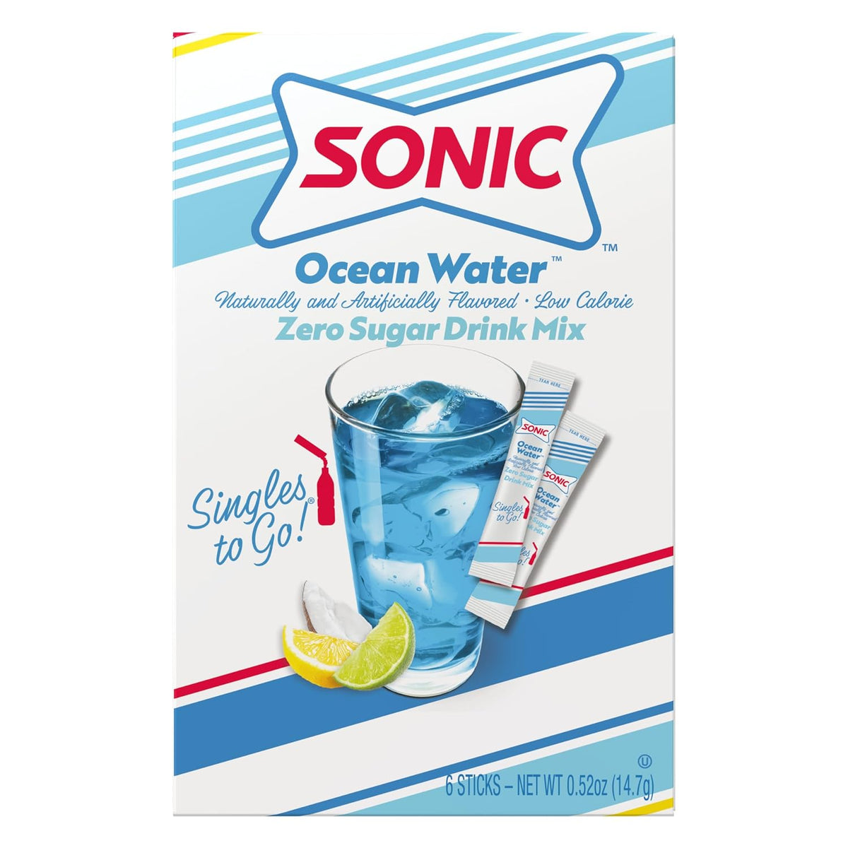 Sonic Singles To Go Sugar Free Drink Mix Variety Pack - 4 Fruity Flavors