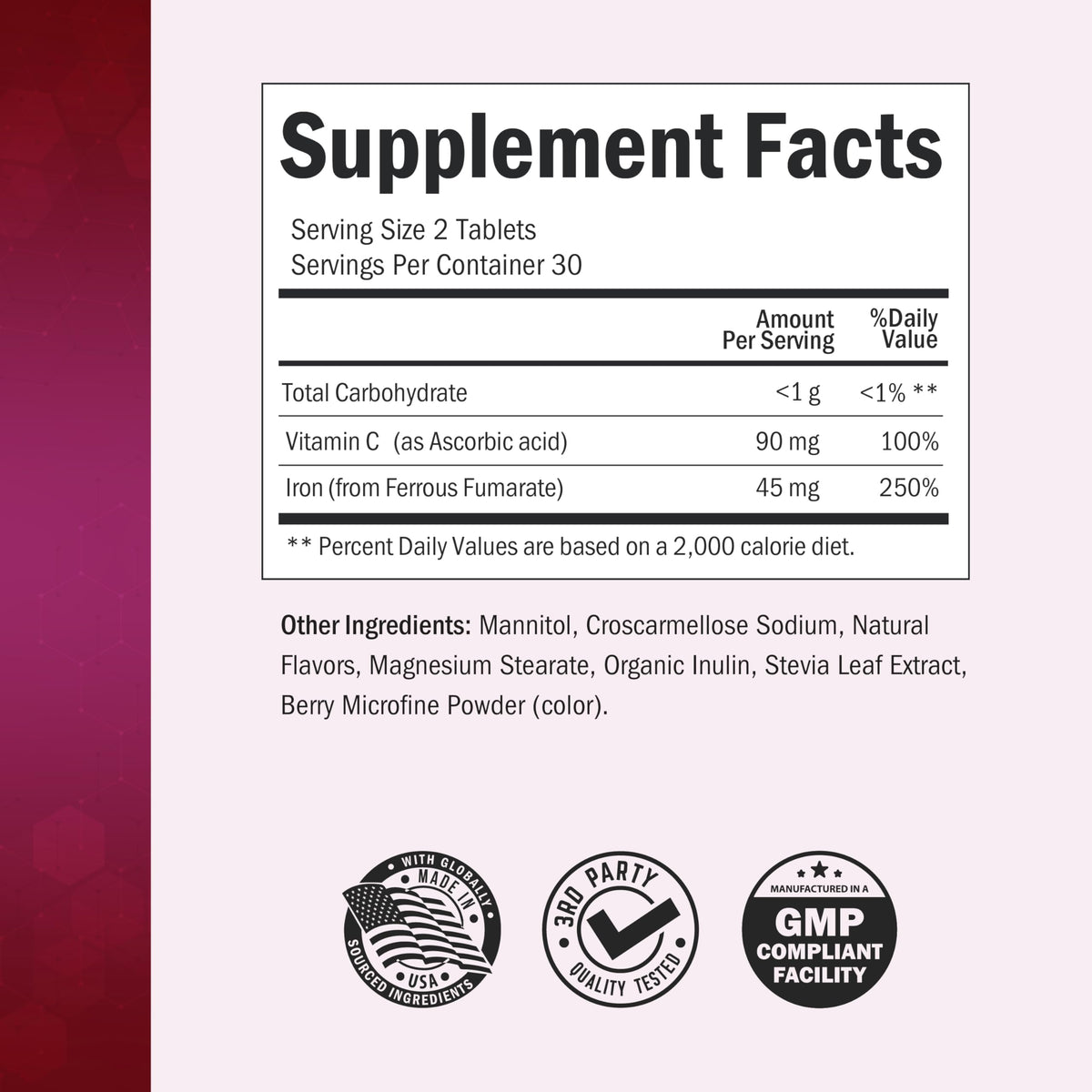 Bariatric D3 K2 Dissolvable Tablets - 90 Cherry-Strawberry Tablets