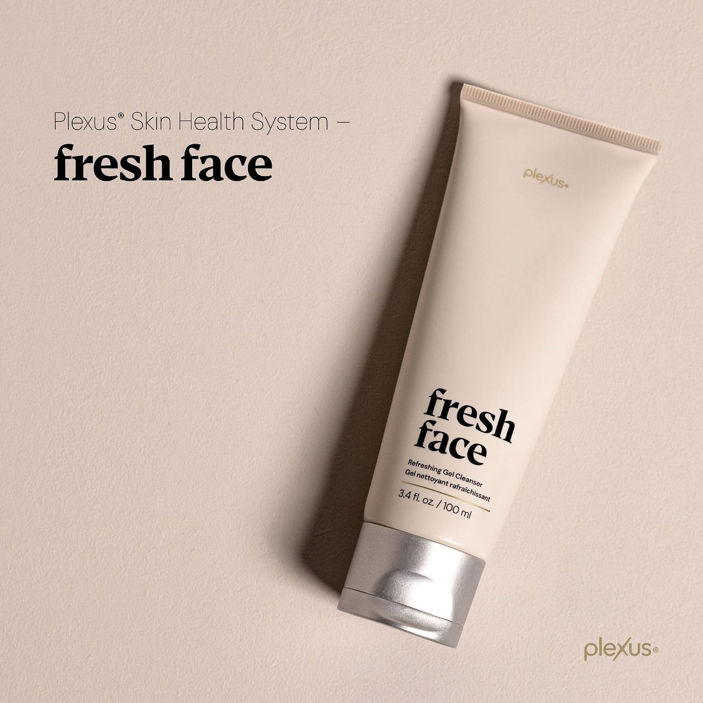 Plexus Fresh Face™ Refreshing Gel Cleanser | 3.4 Fl Oz | pH-Balanced | Hydrating gel removes makeup & impurities. Microbiome-supporting with hibiscus, dragon fruit & hyaluronic acid