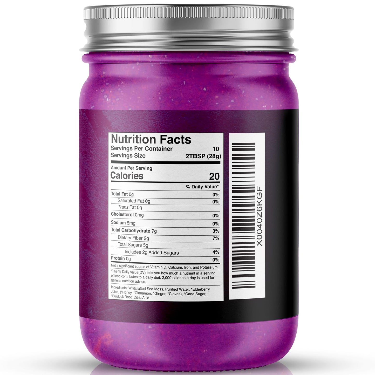 WELLNESS LABSRX Irish Sea Moss Gel Raw - Wildcrafted Superfood Seamoss Gel - Pineapple Mango Flavor, Vitamin and Mineral-Rich from Pristine Caribbean Waters - 10 oz.