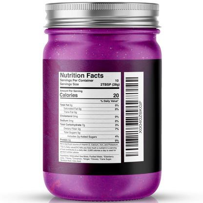 WELLNESS LABSRX Irish Sea Moss Gel Raw - Wildcrafted Superfood Seamoss Gel - Pineapple Mango Flavor, Vitamin and Mineral-Rich from Pristine Caribbean Waters - 10 oz.