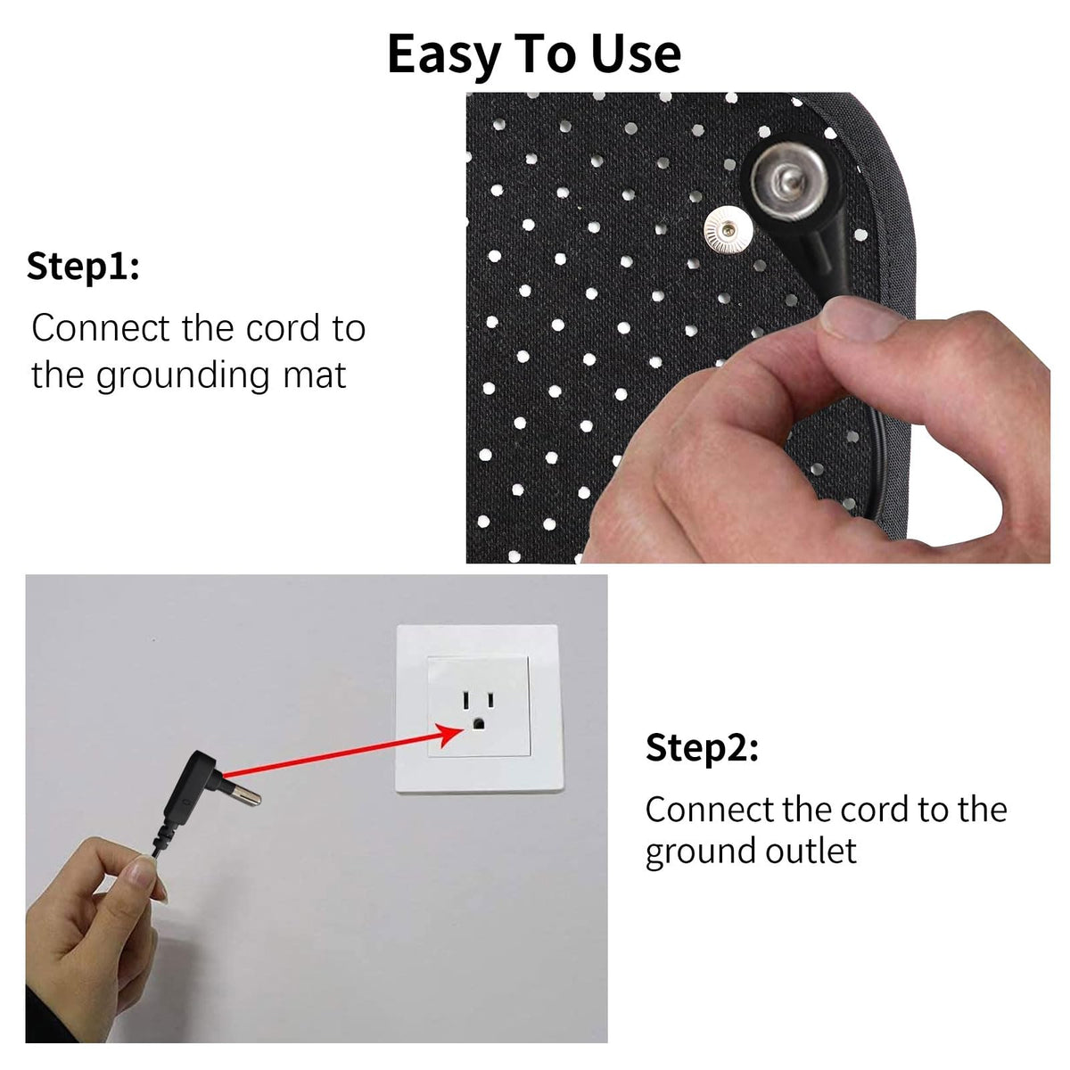 EOHELGRO Grounding Mat, Earth Grounding Mat for Sleeping, Earth Mat Grounding Pad for Energy