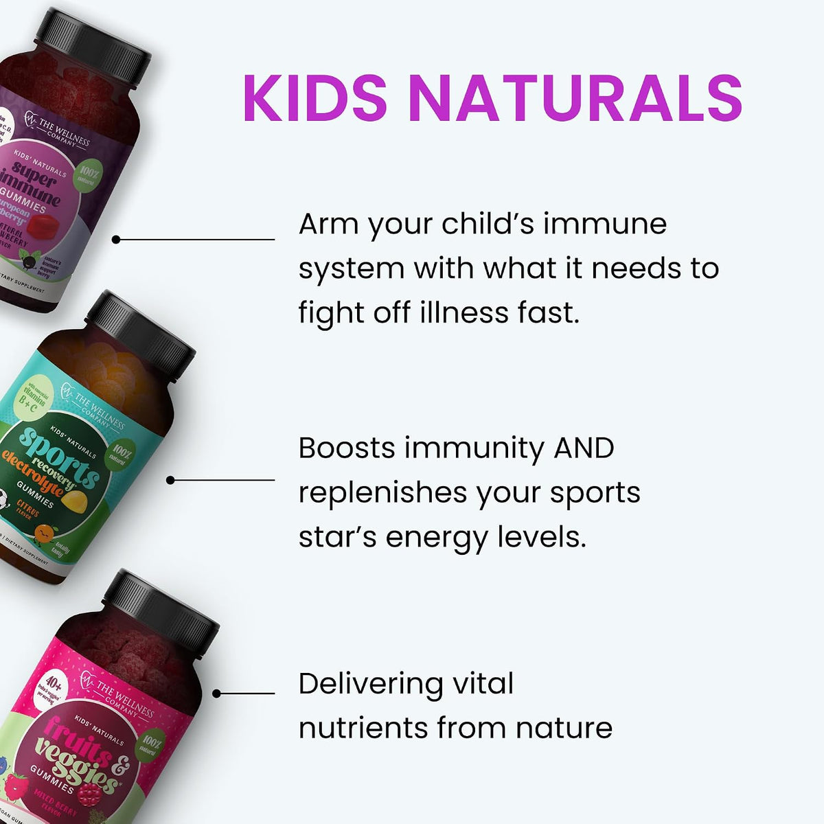 Super Immune Elderberry Gummies, Zinc & Vitamin C, Non-GMO, 60ct
