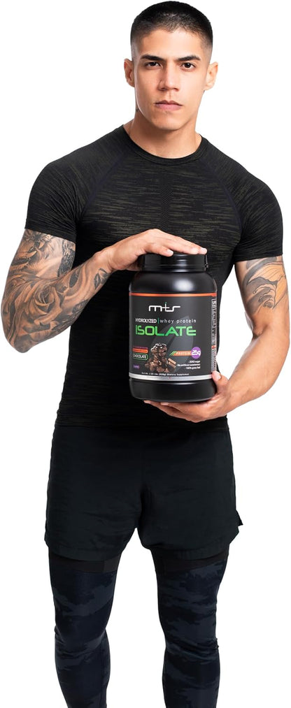M+S Whey Protein Isolate Powder, 25g Protein, Chocolate, Grass Fed