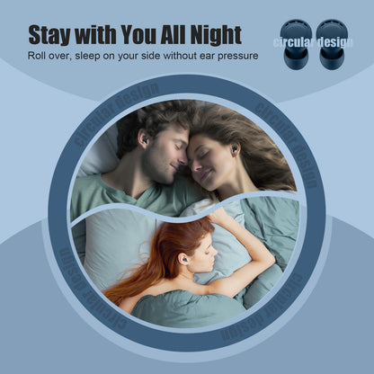 Ear Plugs for Sleeping Noise Reduction, Beinkap Reusable Earplugs Hearing Protection