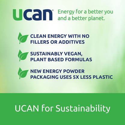 UCAN Energy + Whey Protein Powder - 19g Per Serving with Amino Acids EAAs & BCCAs