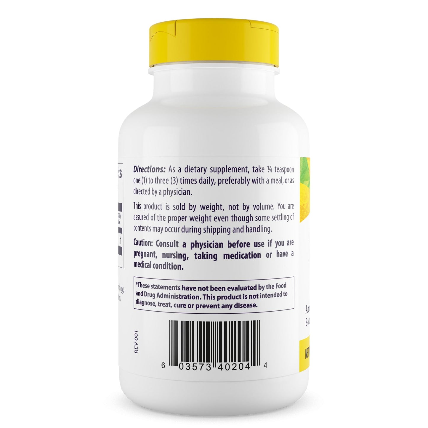 Healthy Origins Inositol Powder, Vitamin B8, 56.7g (2 Oz)