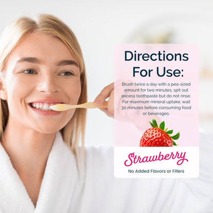 Dr. Jen Fluoride Free Toothpaste with 10% Premium Nano Hydroxyapatite