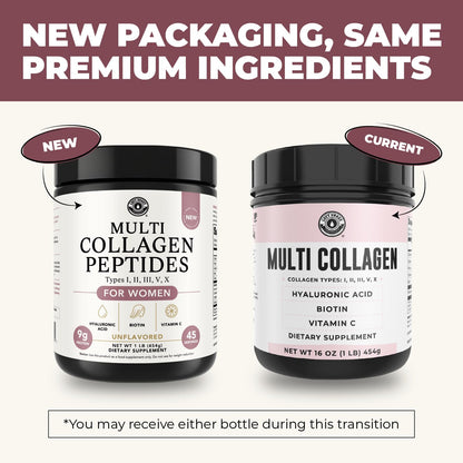 Advanced Collagen Complex Powder – VERISOL®, FORTIBONE®, & FORTIGEL® for Hair, Skin, Bone & Joint Support – Clinically Studied Ingredients – Grass-Fed Hydrolyzed Collagen Peptides – 30 Servings