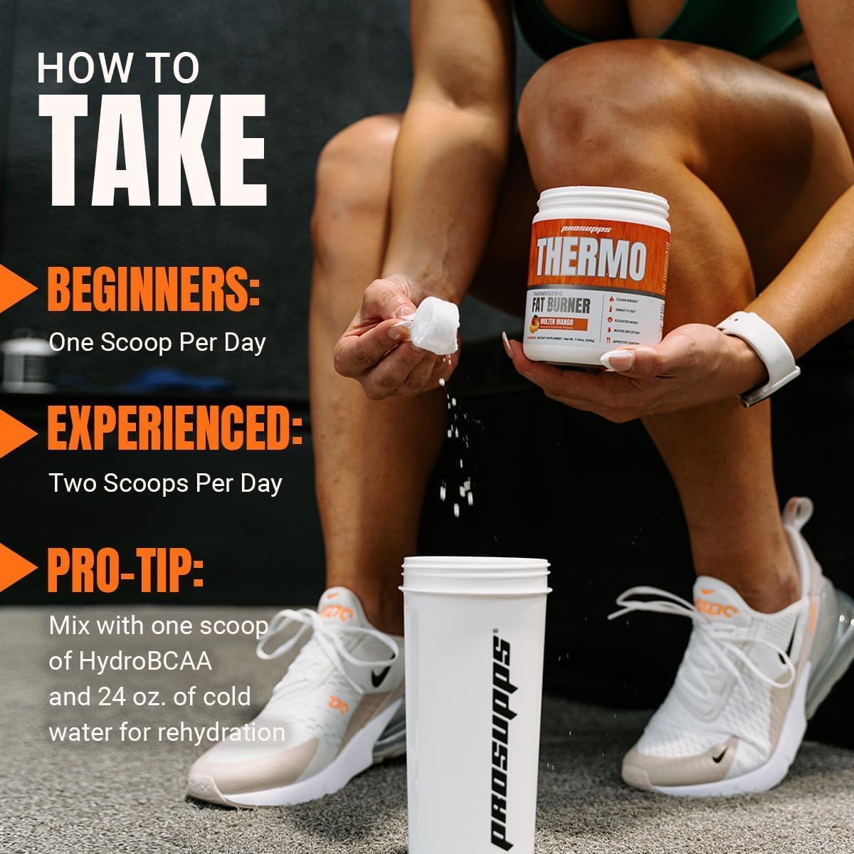 ProSupps L-Carnitine 3000 Stimulant Free Liquid Shots (31 Servings, Dragon Fruit) and Thermo Fat Burning Thermogenic Powder (25 Servings, Molten Mango) Bundle