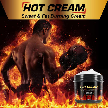 Sweat Cream for Skin, Natural Workout Enhaner Promotes Circulation for Targeted Areas, Support Muscle Warm-up & Skin Tightening, Enhance Exercise Effectiveness, Hot Swaet Cream for Women & Men